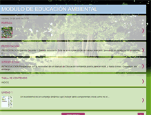 Tablet Screenshot of modulodeeducacionambiental.blogspot.com