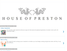 Tablet Screenshot of houseofpreston.blogspot.com