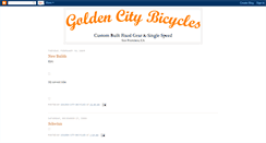 Desktop Screenshot of goldencitybikes.blogspot.com