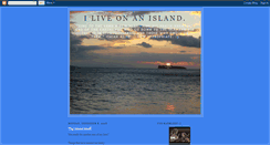 Desktop Screenshot of iliveonanisland.blogspot.com