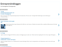 Tablet Screenshot of entreprenorsbloggen.blogspot.com