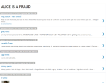 Tablet Screenshot of aliceisafraud.blogspot.com