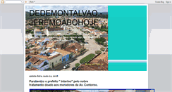 Desktop Screenshot of dedemontalvao.blogspot.com