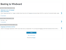 Tablet Screenshot of beating2windward.blogspot.com