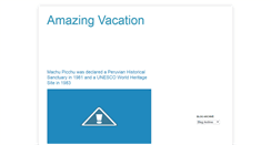 Desktop Screenshot of amazing-vacation-travel.blogspot.com