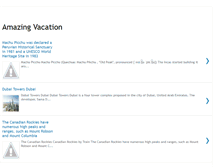 Tablet Screenshot of amazing-vacation-travel.blogspot.com