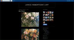 Desktop Screenshot of janicerobertsonsart.blogspot.com