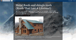 Desktop Screenshot of gotinroof.blogspot.com