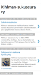 Mobile Screenshot of kihlmansukuseura.blogspot.com
