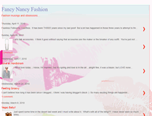 Tablet Screenshot of fancynancyfashion.blogspot.com