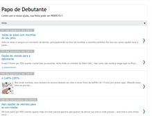 Tablet Screenshot of papodedebutante.blogspot.com