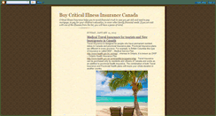 Desktop Screenshot of critical-illness-assurance.blogspot.com