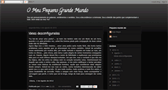 Desktop Screenshot of mylittlerworld.blogspot.com