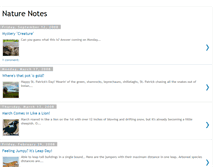 Tablet Screenshot of coa-naturenotes.blogspot.com