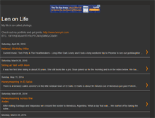 Tablet Screenshot of lenonlife.blogspot.com