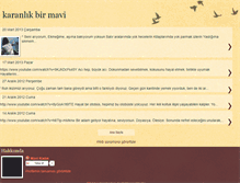 Tablet Screenshot of karanlikmavi.blogspot.com