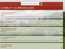 Tablet Screenshot of labibliaylaarqueologia.blogspot.com