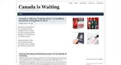 Desktop Screenshot of canadaiswaiting.blogspot.com