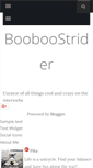 Mobile Screenshot of booboostrider.blogspot.com