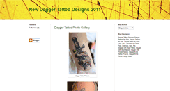 Desktop Screenshot of daggertattoos.blogspot.com
