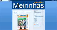 Desktop Screenshot of jornaldemeirinhas.blogspot.com