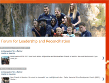 Tablet Screenshot of forumforleadership.blogspot.com