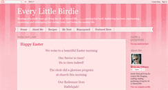 Desktop Screenshot of everylittlebirdie.blogspot.com