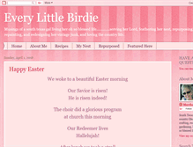Tablet Screenshot of everylittlebirdie.blogspot.com