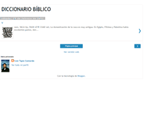 Tablet Screenshot of diccionario-biblico.blogspot.com