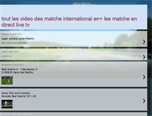 Tablet Screenshot of footballevideo.blogspot.com