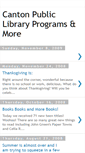 Mobile Screenshot of cantonpubliclibrary.blogspot.com