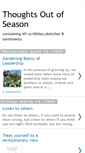 Mobile Screenshot of mythoughtoutofseasons.blogspot.com