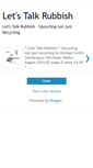 Mobile Screenshot of letustalkrubbish.blogspot.com