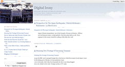 Desktop Screenshot of digitalirony.blogspot.com
