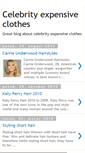 Mobile Screenshot of celebrity-expensive-clothes.blogspot.com