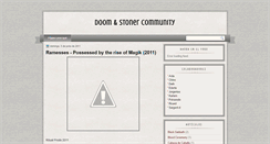 Desktop Screenshot of doom-stoner-community.blogspot.com