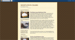 Desktop Screenshot of meditationchairs.blogspot.com