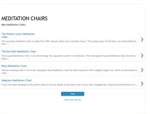 Tablet Screenshot of meditationchairs.blogspot.com