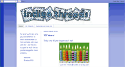 Desktop Screenshot of indigothreads.blogspot.com
