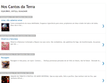 Tablet Screenshot of noscantosdaterra.blogspot.com