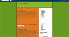 Desktop Screenshot of mividaromana.blogspot.com