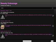 Tablet Screenshot of beautyentourage.blogspot.com