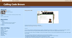 Desktop Screenshot of callingcodebrown.blogspot.com
