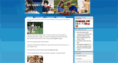 Desktop Screenshot of kid-games-to-play.blogspot.com