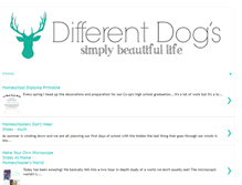 Tablet Screenshot of differentdogblog.blogspot.com