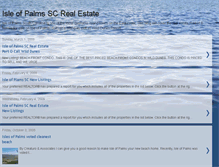 Tablet Screenshot of isleofpalmsscrealestate.blogspot.com