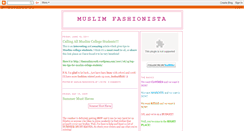 Desktop Screenshot of muslimfashionista.blogspot.com