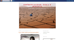 Desktop Screenshot of espiritualidad-etica-justicia.blogspot.com