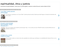 Tablet Screenshot of espiritualidad-etica-justicia.blogspot.com