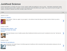 Tablet Screenshot of junkfoodscience.blogspot.com